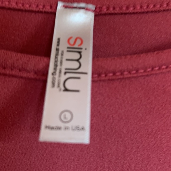 Rust Tunic with Bottom Ruffle - Picture 2 of 4